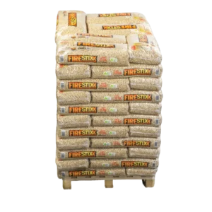 FireStixx Premium Holzpellets – Palette mit 66 Säcken à 15 kg