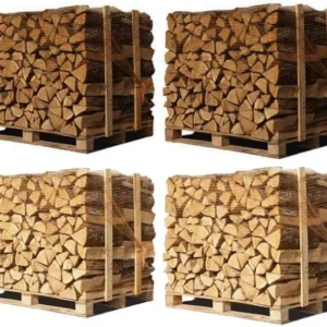 Kaminholz-Mix – 4 Paletten à 33-cm Scheite (6 Ster / 4,8 m³)