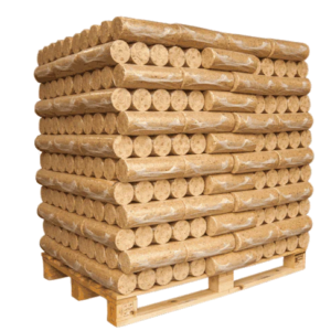 Piveteau Tages-Holzbriketts – Palette mit 104 Paketen (9,65 kg)