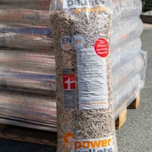 PowerPellets – Holzpellets 15 kg Sack (Palette 55 Säcke)