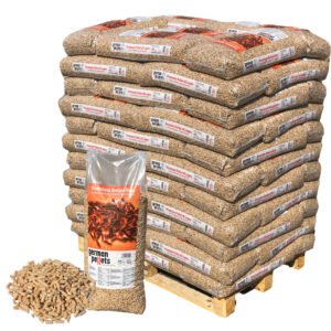 German Pellets – Palette mit 66 Säcken à 15 kg